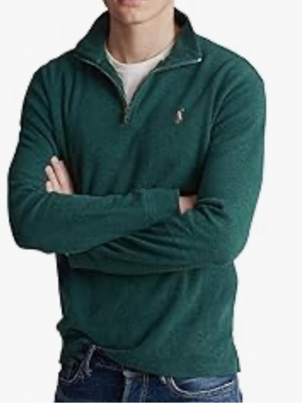 Polo by Ralph Lauren size XL Men's 1/4 zipper pullover polo Sweate